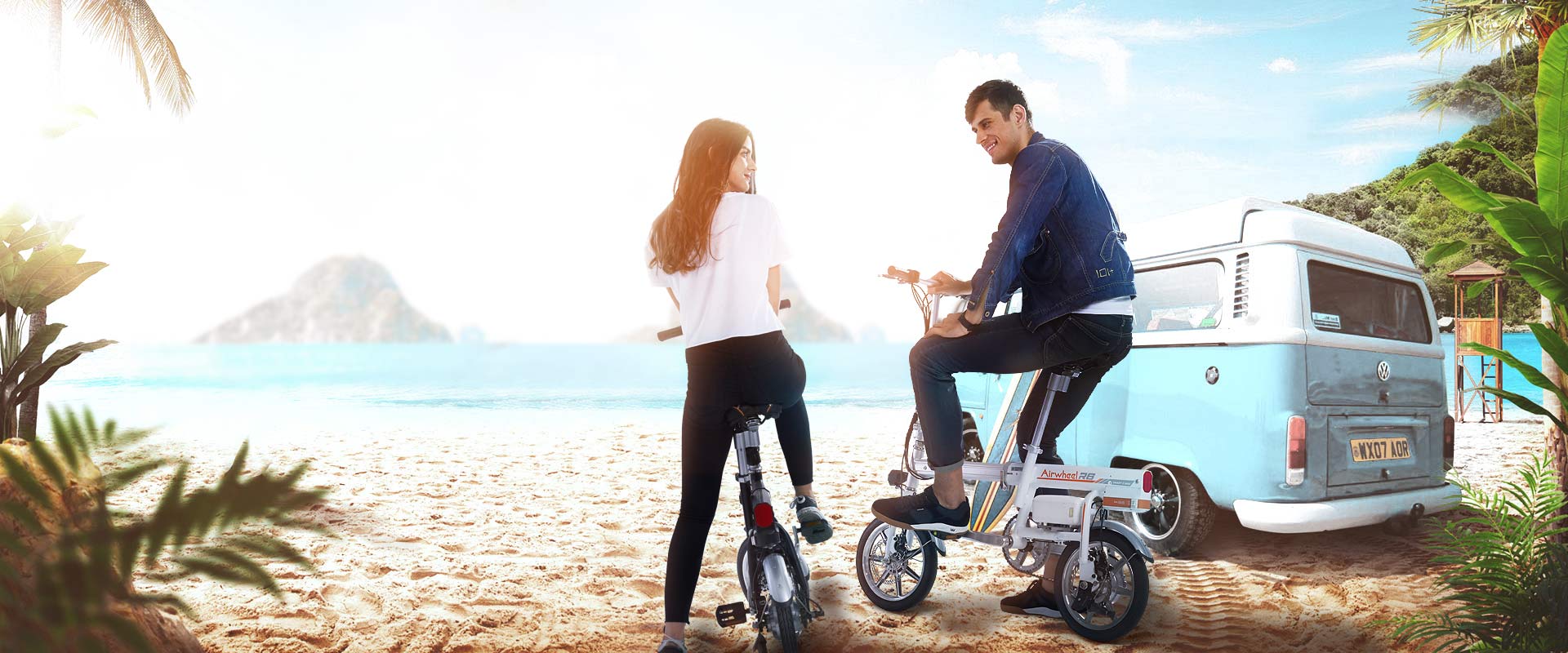 Airwheel pedal assist electric bike