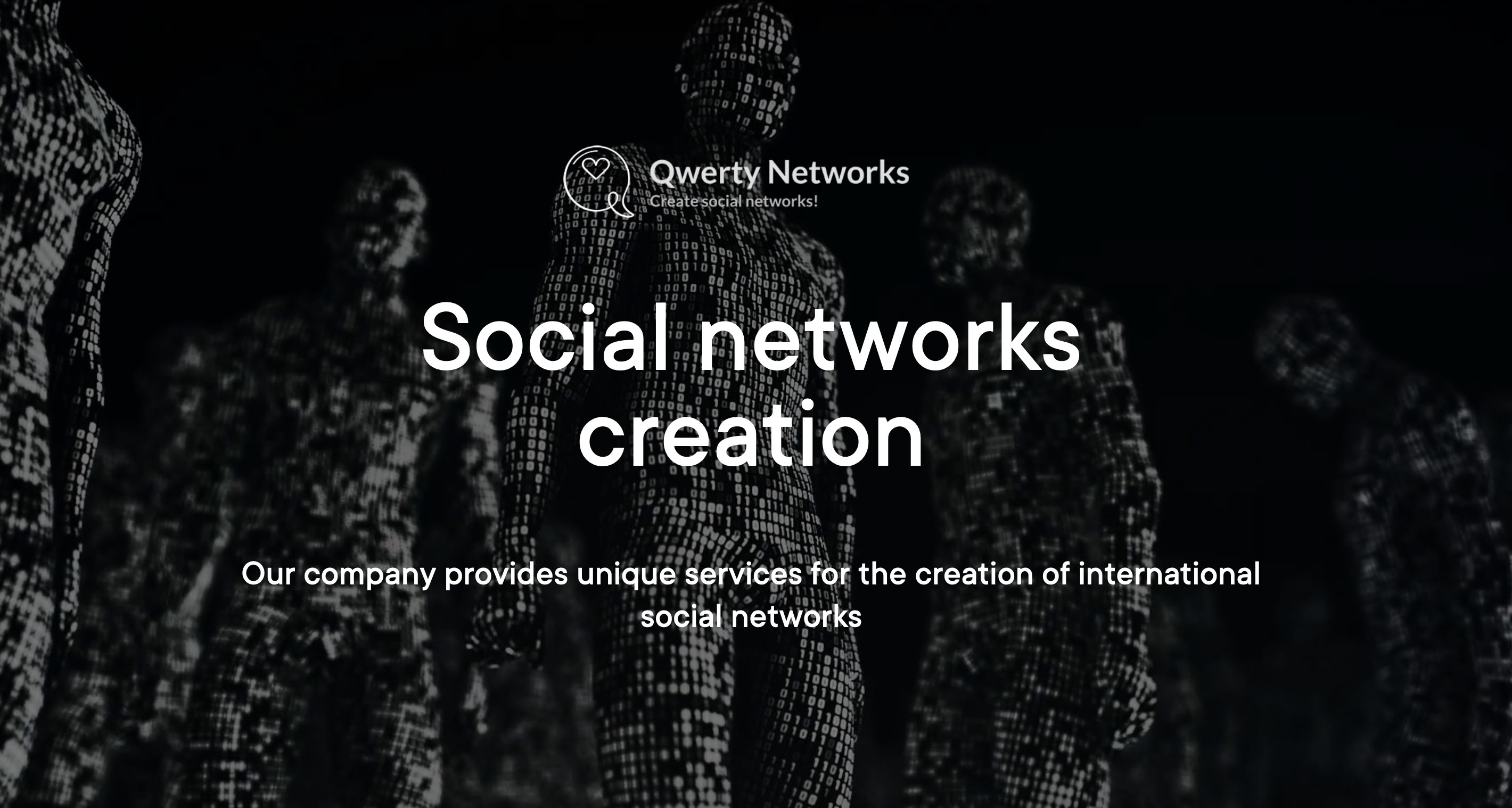 Development and creation of social networks. New Qwerty Networks experience