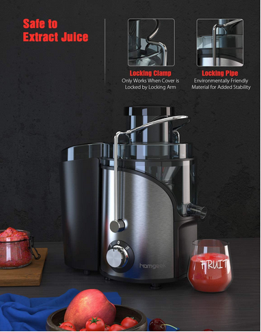 Homgeek Introduces Their Vegetable Juicer Machine