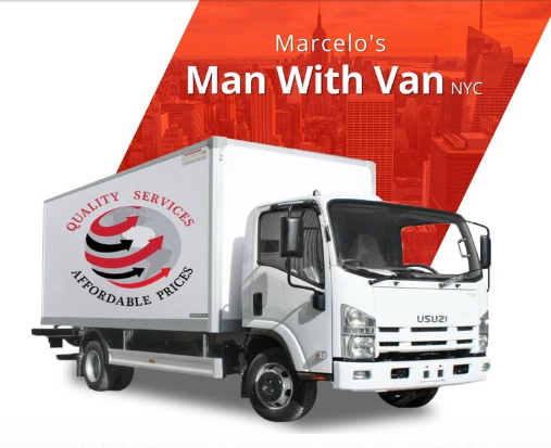 A white delivery truck  Description automatically generated with medium confidence